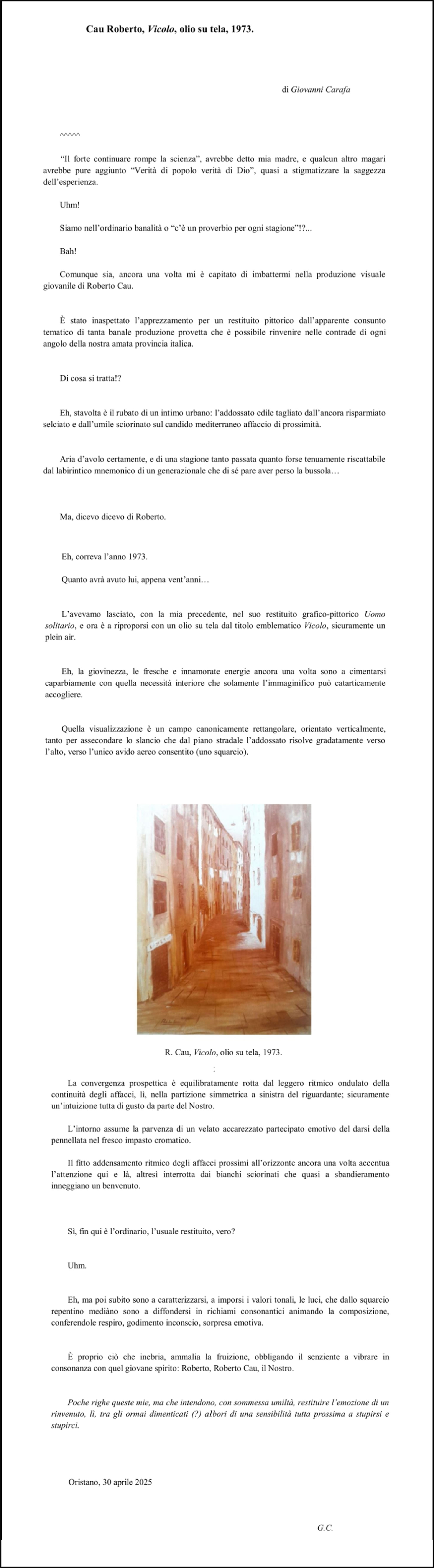 Cau Roberto Artista 